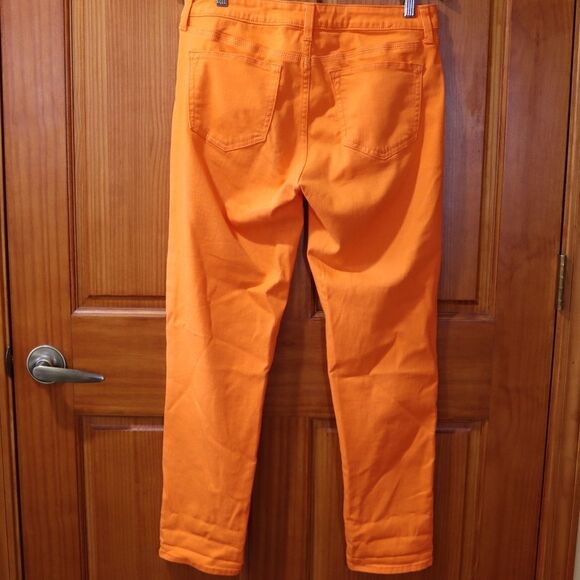 JCP Skinny Ankle Orange Y2K Jean's 29/8 - Picture 8 of 12